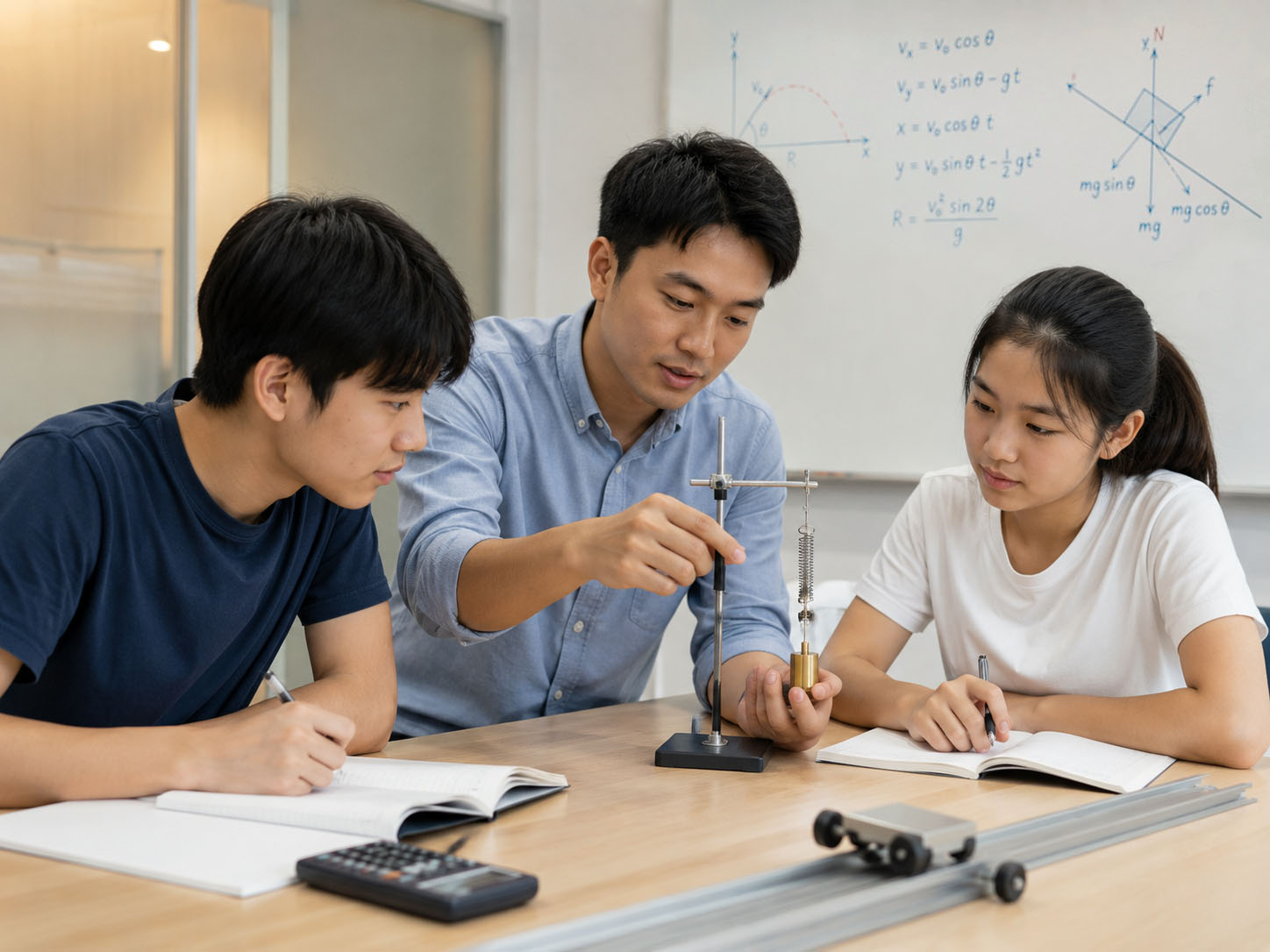 Junior college students learning physics with a tutor